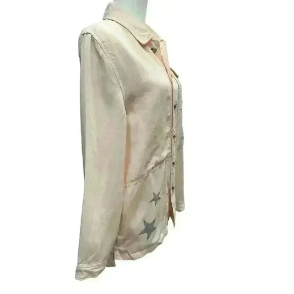 ANTROPOLOGIE CURRENT AIR LIGHT WEIGHT OVER SIZED CORDUROY SHACKET PINK SIZE M - Picture 8 of 14